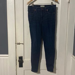 Madewell 9” High-rise skinny jeans with 30 inch waistline